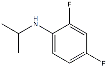 2,4-difluoro-N-(propan-2-yl)aniline Struktur