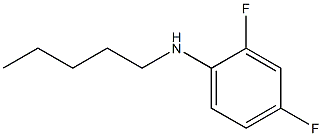 2,4-difluoro-N-pentylaniline Struktur