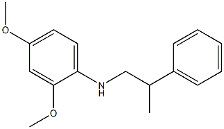 2,4-dimethoxy-N-(2-phenylpropyl)aniline Struktur