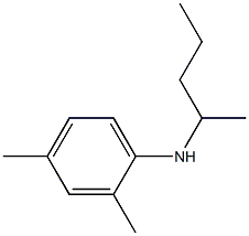 2,4-dimethyl-N-(pentan-2-yl)aniline Struktur