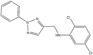 2,5-dichloro-N-[(2-phenyl-2H-1,2,3-triazol-4-yl)methyl]aniline Struktur