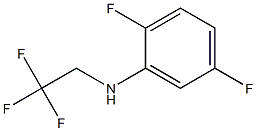 2,5-difluoro-N-(2,2,2-trifluoroethyl)aniline Struktur