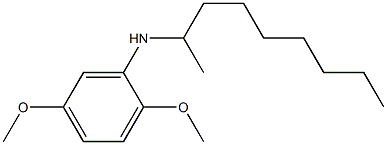 2,5-dimethoxy-N-(nonan-2-yl)aniline Struktur