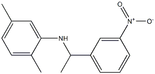 2,5-dimethyl-N-[1-(3-nitrophenyl)ethyl]aniline Struktur