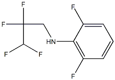 2,6-difluoro-N-(2,2,3,3-tetrafluoropropyl)aniline Struktur