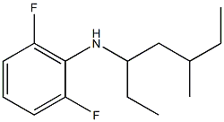 2,6-difluoro-N-(5-methylheptan-3-yl)aniline Struktur