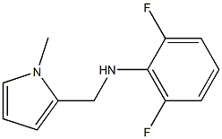 2,6-difluoro-N-[(1-methyl-1H-pyrrol-2-yl)methyl]aniline Struktur