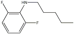 2,6-difluoro-N-pentylaniline Struktur