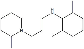 2,6-dimethyl-N-[3-(2-methylpiperidin-1-yl)propyl]cyclohexan-1-amine Struktur