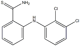 2-[(2,3-dichlorophenyl)amino]benzene-1-carbothioamide Struktur