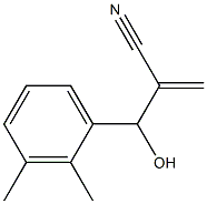 2-[(2,3-dimethylphenyl)(hydroxy)methyl]prop-2-enenitrile Struktur