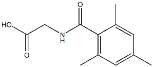 2-[(2,4,6-trimethylphenyl)formamido]acetic acid Struktur