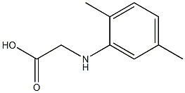 2-[(2,5-dimethylphenyl)amino]acetic acid Struktur