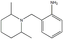 2-[(2,6-dimethylpiperidin-1-yl)methyl]aniline Struktur