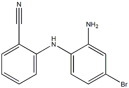 2-[(2-amino-4-bromophenyl)amino]benzonitrile Struktur