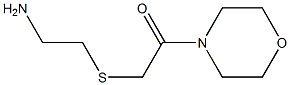 2-[(2-aminoethyl)sulfanyl]-1-(morpholin-4-yl)ethan-1-one Struktur