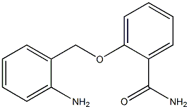 2-[(2-aminophenyl)methoxy]benzamide Struktur