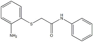 2-[(2-aminophenyl)thio]-N-phenylacetamide Struktur