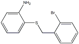 2-[(2-bromobenzyl)thio]aniline Struktur