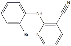 2-[(2-bromophenyl)amino]nicotinonitrile Struktur