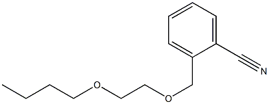 2-[(2-butoxyethoxy)methyl]benzonitrile Struktur