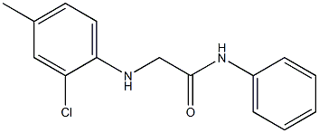 2-[(2-chloro-4-methylphenyl)amino]-N-phenylacetamide Struktur