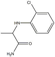 2-[(2-chlorophenyl)amino]propanamide Struktur