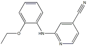 2-[(2-ethoxyphenyl)amino]isonicotinonitrile Struktur