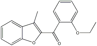 2-[(2-ethoxyphenyl)carbonyl]-3-methyl-1-benzofuran Struktur