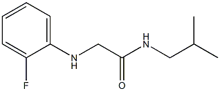 2-[(2-fluorophenyl)amino]-N-(2-methylpropyl)acetamide Struktur