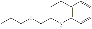 2-[(2-methylpropoxy)methyl]-1,2,3,4-tetrahydroquinoline Struktur