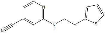 2-[(2-thien-2-ylethyl)amino]isonicotinonitrile Struktur