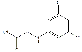 2-[(3,5-dichlorophenyl)amino]acetamide Struktur