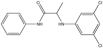 2-[(3,5-dichlorophenyl)amino]-N-phenylpropanamide Struktur