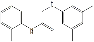 2-[(3,5-dimethylphenyl)amino]-N-(2-methylphenyl)acetamide Struktur