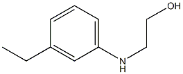 2-[(3-ethylphenyl)amino]ethan-1-ol Struktur