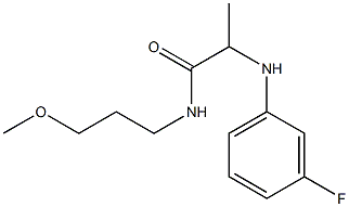 2-[(3-fluorophenyl)amino]-N-(3-methoxypropyl)propanamide Struktur