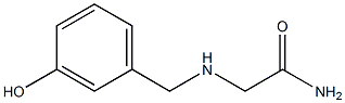 2-[(3-hydroxybenzyl)amino]acetamide Struktur