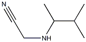 2-[(3-methylbutan-2-yl)amino]acetonitrile Struktur