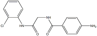 2-[(4-aminophenyl)formamido]-N-(2-chlorophenyl)acetamide Struktur