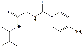 2-[(4-aminophenyl)formamido]-N-(3-methylbutan-2-yl)acetamide Struktur