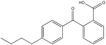 2-[(4-butylphenyl)carbonyl]benzoic acid Struktur