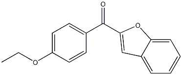 2-[(4-ethoxyphenyl)carbonyl]-1-benzofuran Struktur