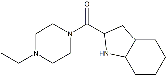 2-[(4-ethylpiperazin-1-yl)carbonyl]octahydro-1H-indole Struktur