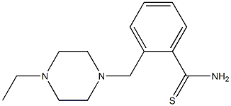 2-[(4-ethylpiperazin-1-yl)methyl]benzenecarbothioamide Struktur