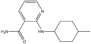 2-[(4-methylcyclohexyl)amino]pyridine-3-carboxamide Struktur