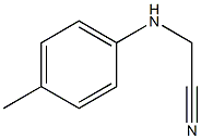 2-[(4-methylphenyl)amino]acetonitrile Struktur