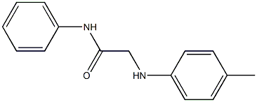 2-[(4-methylphenyl)amino]-N-phenylacetamide Struktur