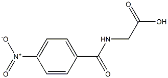 2-[(4-nitrophenyl)formamido]acetic acid Struktur