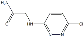 2-[(6-chloropyridazin-3-yl)amino]acetamide Struktur